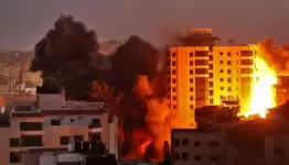 قصف للابراج