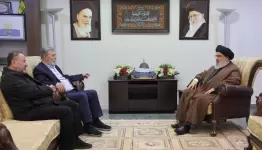 السيد نصرالله يلتقي نخالة والعاروري