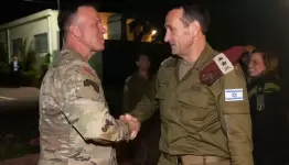 الجنرال الأمريكي كوريلا ومجرم الحرب الصهيوني هيرتسي هليفي