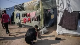 النازحون في مخيم رفح