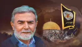صورة للقائد النخالة في زيارة سابقة للقاهرة