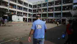 مدرسة  تابعة للأونروا