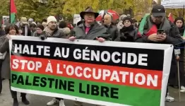 مظاهرة مؤيدة لفلسطين