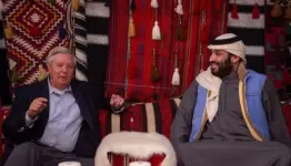 بن سلمان مستقبلا السيناتور الأمريكي غراهام .. التطبيع ثالثهما