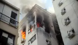 آثار القصف في تل الربيع