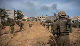 لقاء نتنياهو مع جنود جرحى