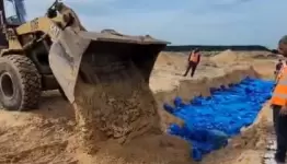 مقبرة جماعية في غزة