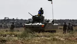 جنود مصريون قرب حدود رفح الفلسطينية