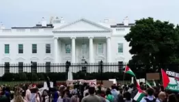 مظاهرات أمام البيت الأبيض