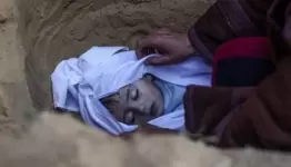طفل في  غزة