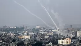 رشقة صاروخية