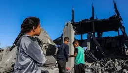 مدرسة النازحين في خانيونس
