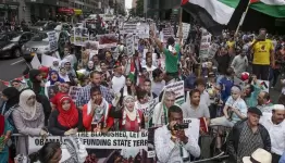 مؤيدة لفلسطين بنيويورك