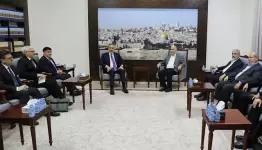 لقائء حماي والوفدلتركي