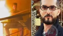 احمد منصور شهيدا في خيمة الصحافيين