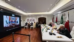 سلطات الاحتلال منعتهم من الوصل الى رام الله.. وزراء عرب القوا عباس عبر الفيديو كونفرنس