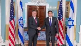 وزيرا الخارجية الاميركية والصهيونية