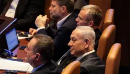 نتن في البرلمان في جلسة سابقة