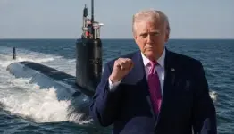 ترامب الذي يحتمي بالغواصة النووية!..
