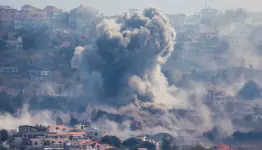 مشهد للعدوان الإسرائيلي على الجنوب اللبناني