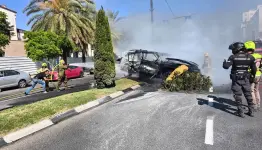 من مكانتفجير المركبة بالداخل الفلسطيني المحتل
