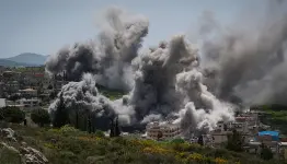 صورة توضيحية من  الغارات على النبطية