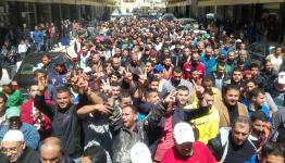 جماهير حاشدة في مسيرة الغضب في البارد