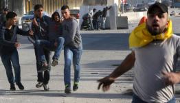إصابة فلسطيني أثناء المواجهات مع العدو