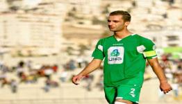 لاعب المنتخب الفلسطيني بكرة القدم سامح مراعبة