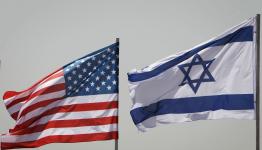 علم الكيان الصهيوني والولايات المتحدة الأمريكية