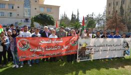 وقفة تضامنية مع الشعب الفلسطيني في البقاع
