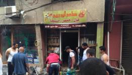 احتراق مطعم في البرج الشمالي