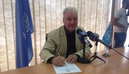 مدير عام "الأونروا" في لبنان أثناء المؤتمر الصحفي