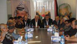 قيادات الفاصائل الوطنية والإسلامية أثناء الإجتماع