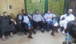 عصبة الأنصار خلال استقبالها وفداً من لجنة تجار سوق الخضار في عين الحلوة 