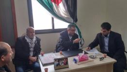 وفد الأونروا يلتقي اللجنة الشعبية 