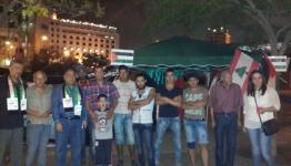 من خيمة الاعتصام  في الإسكوا 