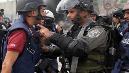 اعتداء العدو على صحفيين فلسطينيين