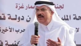 رئيس اللجنة القطرية لإعمار قطاع غزة، السفير محمد العمادي،