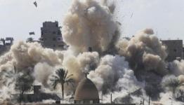 انفجار ضخم في منطقة رفح