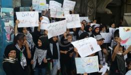 لقطة من مسيرة الأطفال في عين الحلوة 