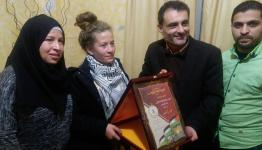 "الجهاد" تكرم الفلسطينية عهد التميمي في بيروت