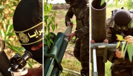 أبطال سرايا القدس أثتاء المعركة 