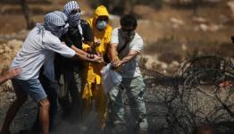 فلسطيني في أحد المواجهات