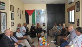 وفد فتح خلال الزيارة