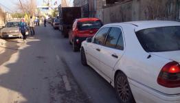 زحمة سير على احد مداخل عين الحلوة
