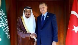 العاهل السعودي الملك سلمان والرئيس التركي رجب طيب أردوغان