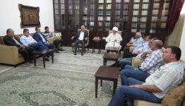 لقاء بين النابلسي واللجنة الأمنية الفلسطينية العليا