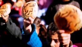 لقطة من مخيم اليرموك (أرشيف)