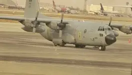 الطائرة العسكرية السعودية في كهران